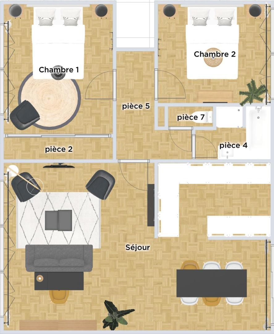 Functional 2 Bedroom Apartment Lille Extérieur photo